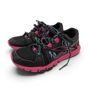 NEW BALANCE 410v7 Trail Running Shoes Black Pink Glow w/ Original Laces - Size 9